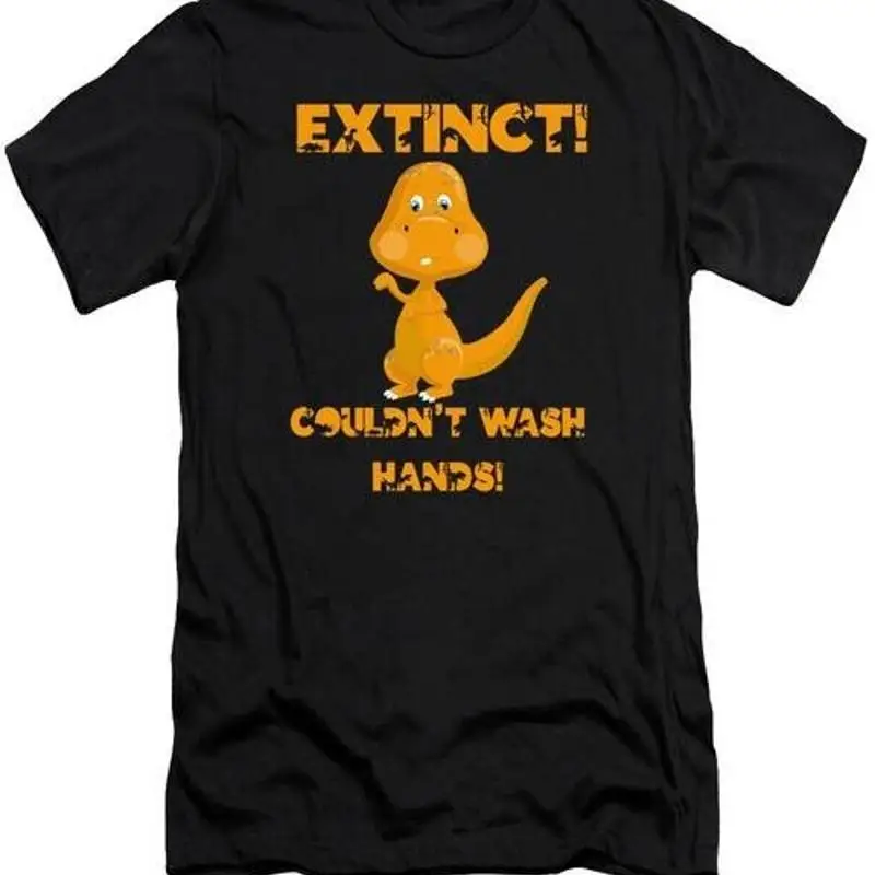 دينو ديناصور مفرود لم يغسل اليدين 4 تي شيرت S 2XL #1
