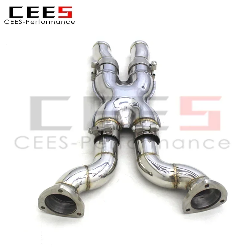 

Передняя труба CEES X для DB9 V12 6,0L 2012-2016, выхлопные трубы из нержавеющей стали, выхлопные системы гоночного спортивного автомобиля