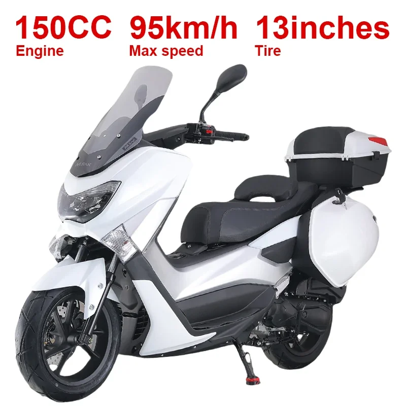 150cc Gas Scooters Petrol Motorcycle Oil and Electric Hybrids Mopeds for Adults