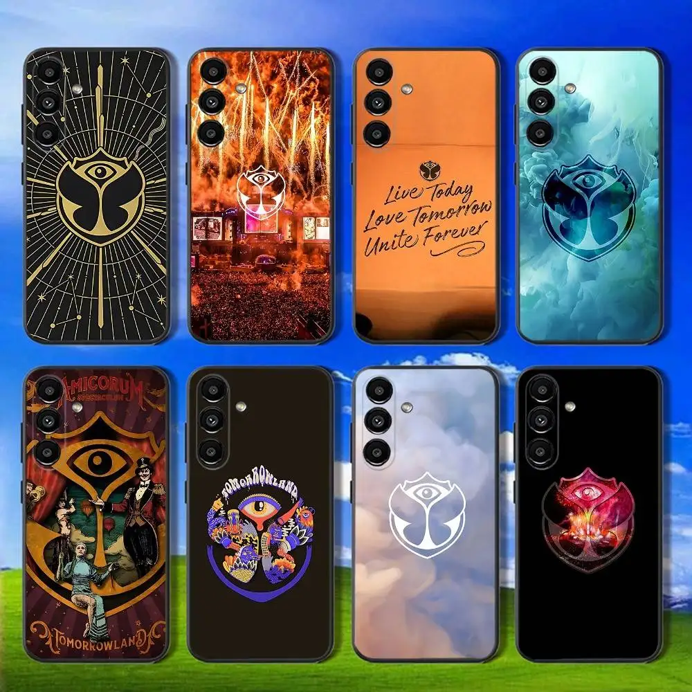 

Phone Case For Samsung Galaxy A13,A21s,A22,A31,A32,A52,A53,A71,A80,Tomorrowland Belgium Soft Black Shell