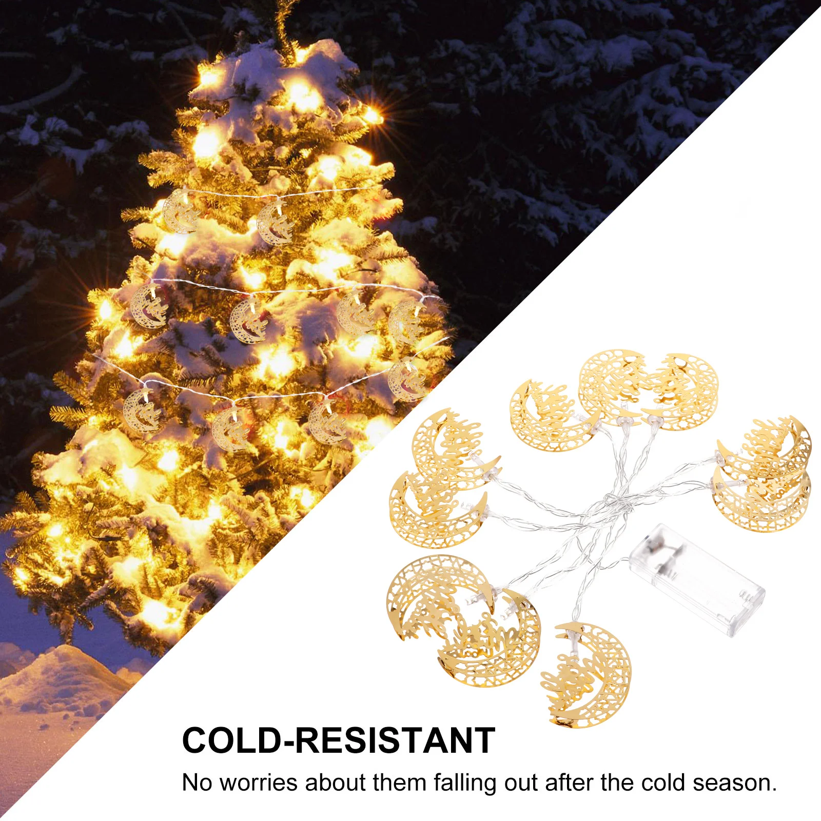 

Led String Lights Moon Design For Eid Party Supplies Holiday Party Decoration Lesser Bairam Fairy Lights