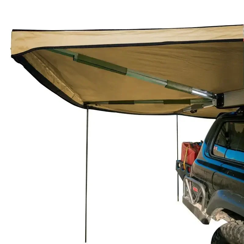 Camping Outdoor Car Rooftop Tent 270 Degrees Fan-shaped Tent Car Side Awning