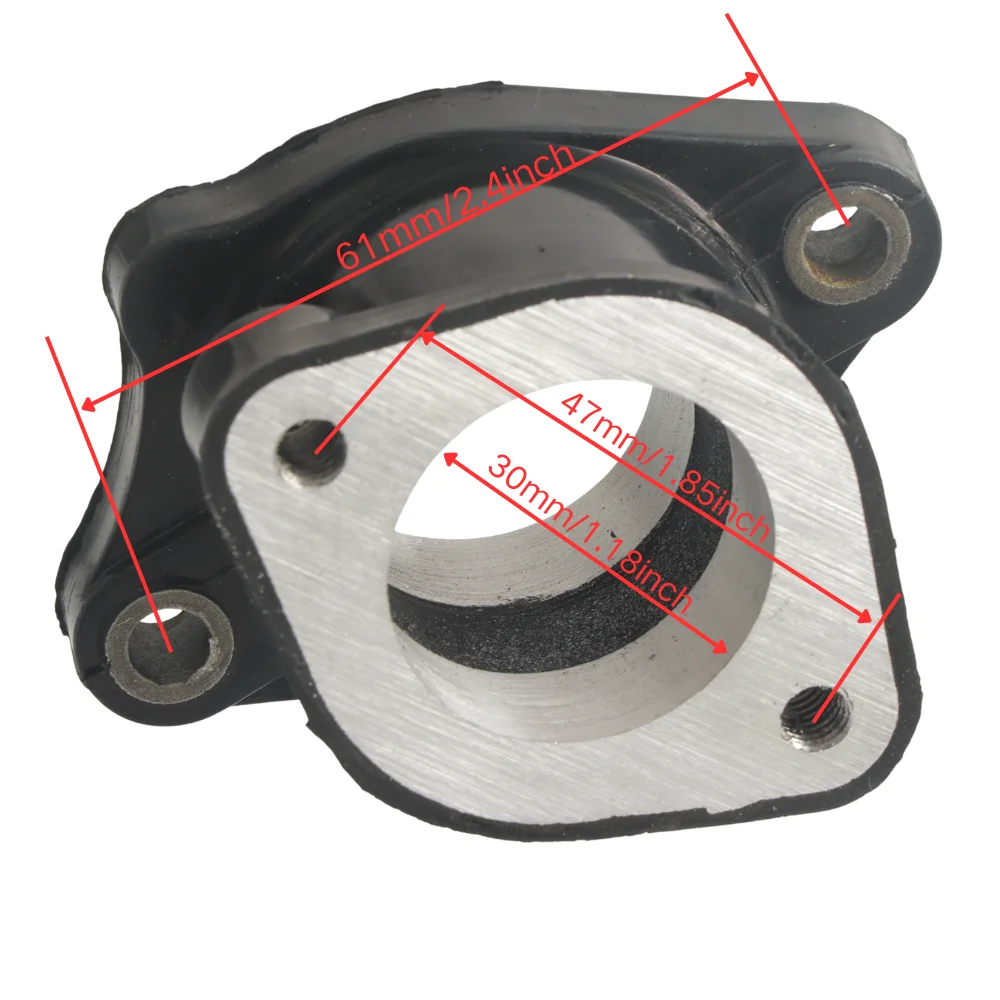 30mm Motorbike Carburetor Inlet Manifold Adapter Sleeve For Honda ATC200 Big Red 200 ATC 200E 200ES 200M 200S XL100S XR200