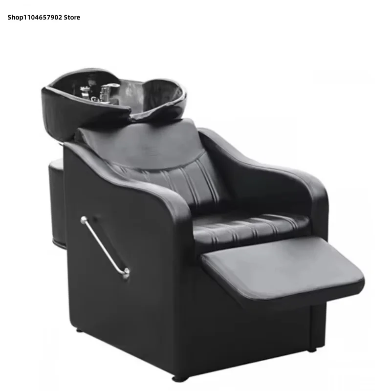 

HairSalonShampooBed, Hair Salon Special Semi Reclining Hair Salon, Flushing Bed, Ceramic Basin Shampoo Bed Popular