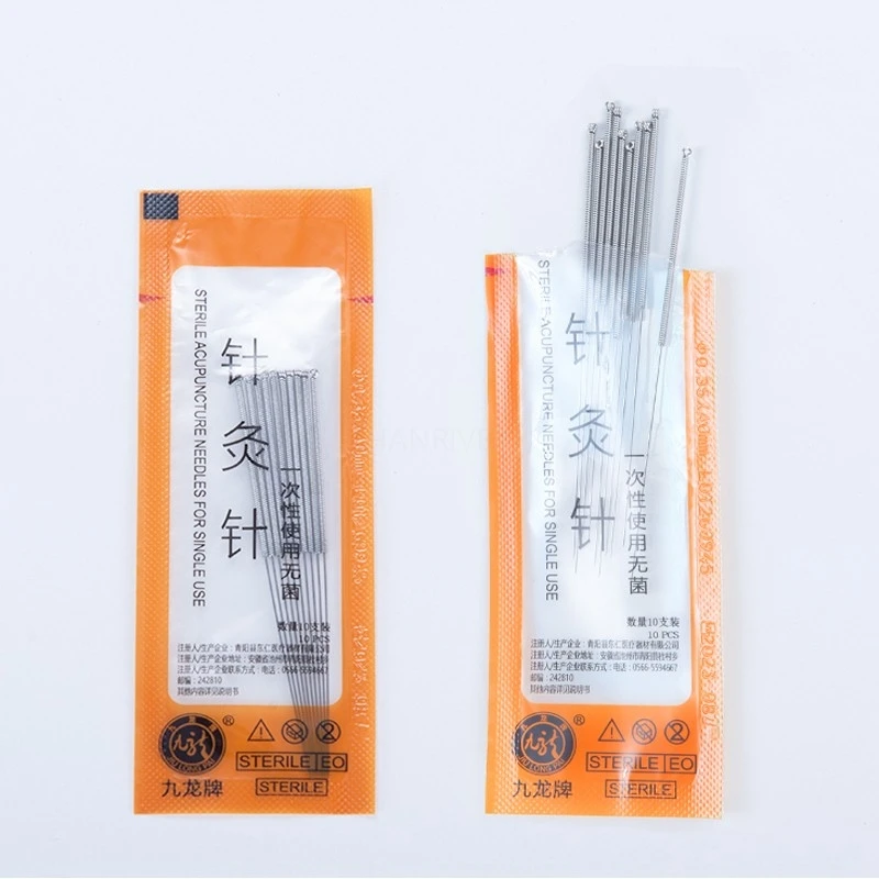 Multi-Sizes Disposable Sterile Needle Sharp Painless Acupuncture Needles 500  Beauty Massage Healthcare Moxibustion