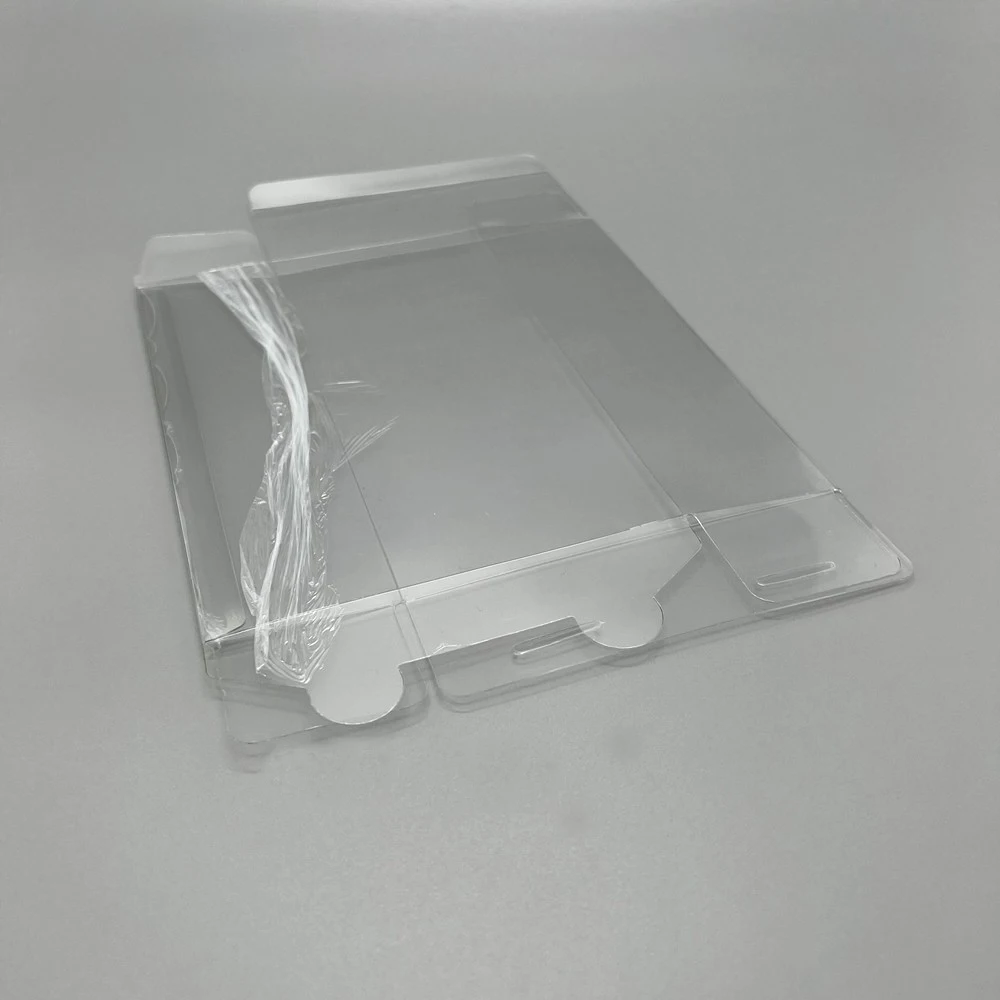 Transparent PET cover  box for NEW 3DS XL Pal EU  version  colorful  box  storage display  box