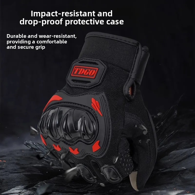 

Motorcycle Supplies Cycling Gloves Full Finger Breathable Motorcycle Gloves Anti-fall Electric Bike Gloves