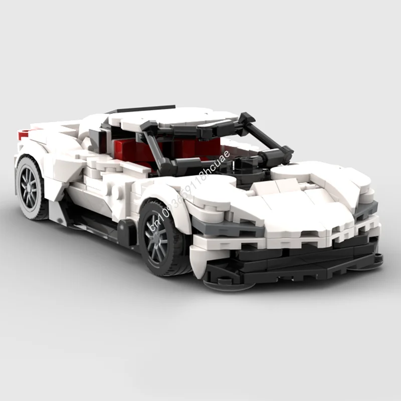 

399pcs MOC corvette cx City Champions supercar Model Building blocks craft toys idea Brick Kids Modular Christmas gifts