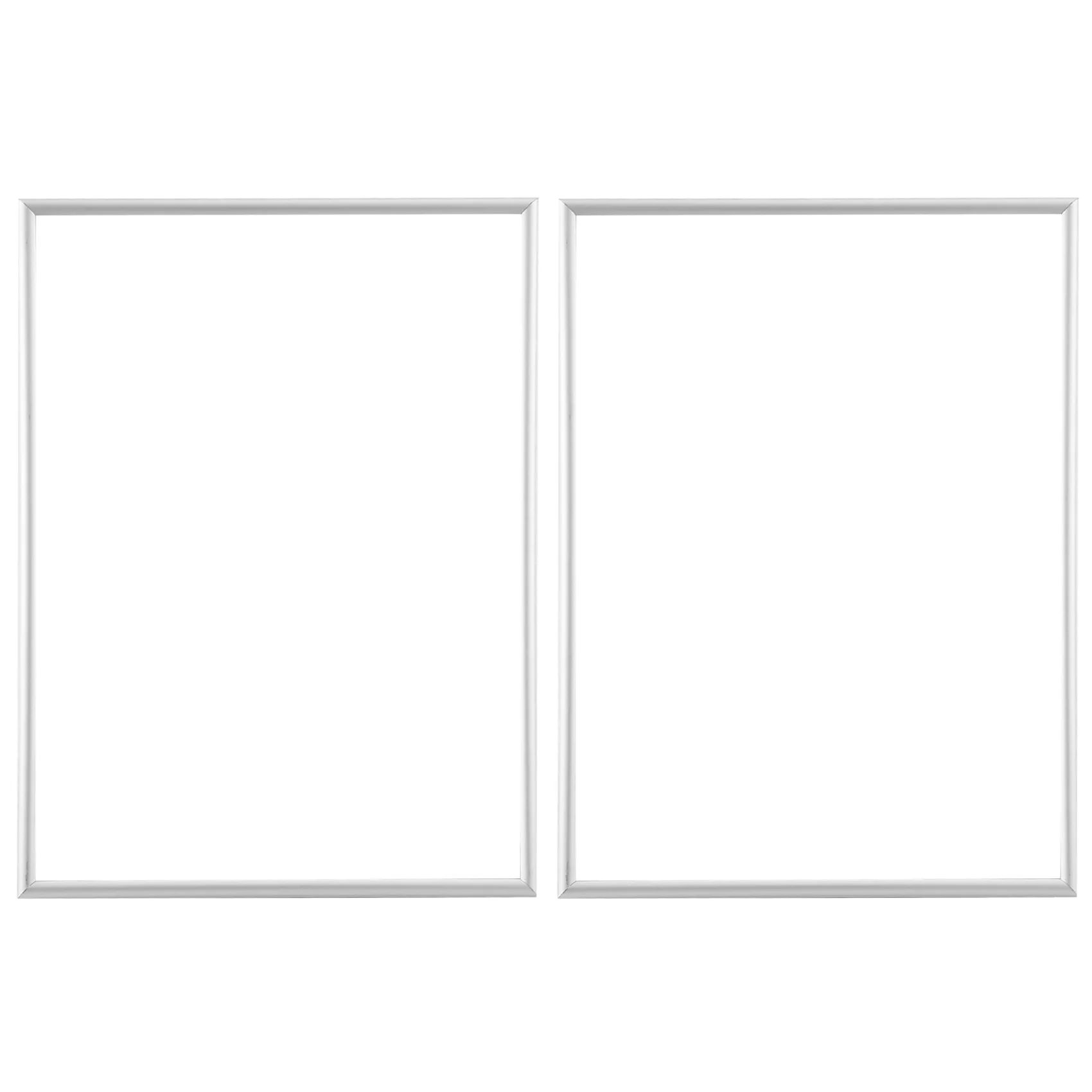 2 Picture Frames, A4 Silver Picture Frames, with Unbreakable s, Picture Frames for Family Photos, 21X30 CM