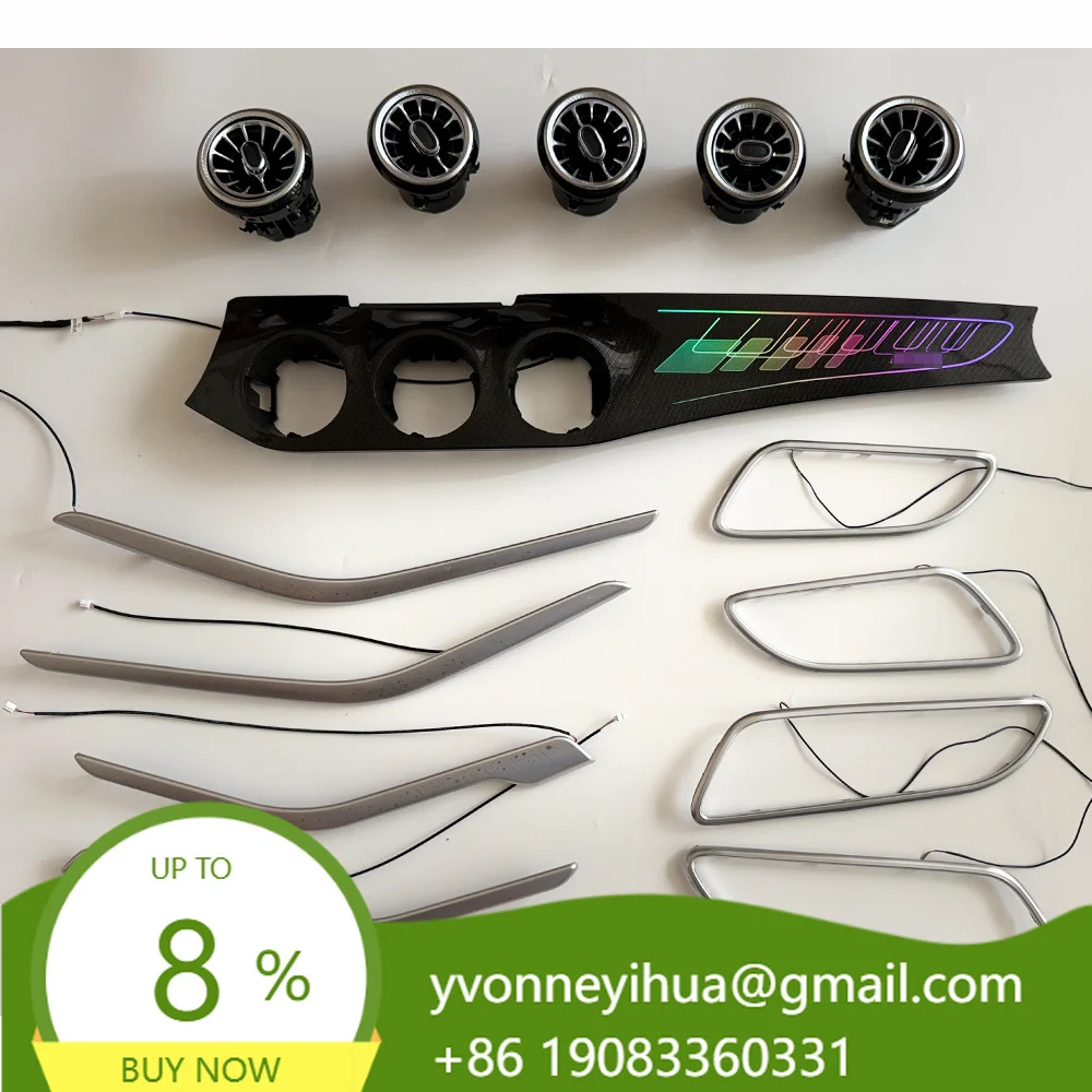 34 Led App Screen Control Symphony Ambient Light Full Car Interior For GLA CLA Class W117 W156 Active Rainbow Light