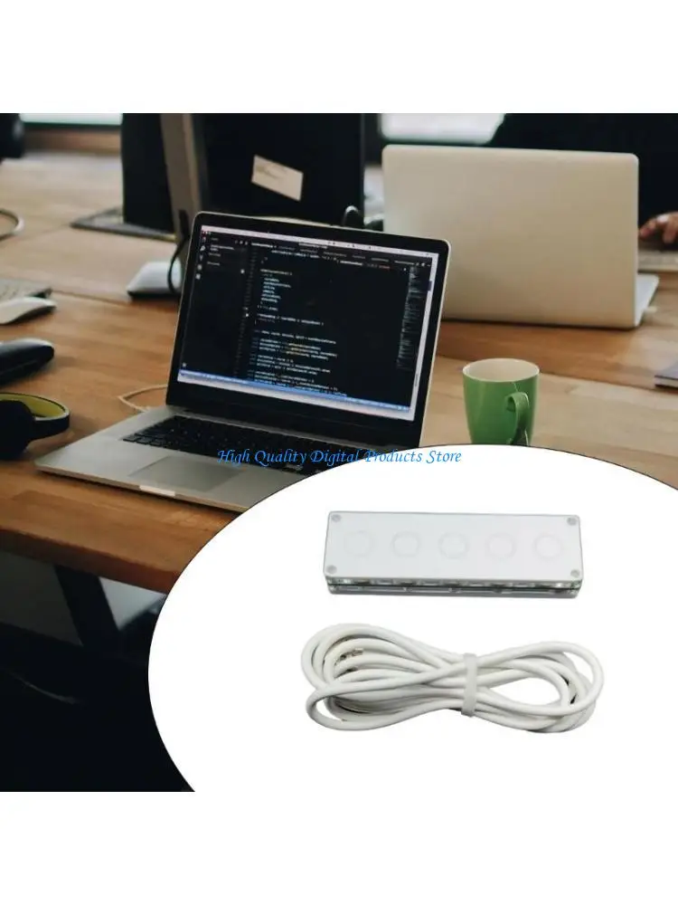 

U2JE 5-ключ для программируемой Macropad Keybpard Touchable Multimedia Function Easy Plug and Researd для геймеров и