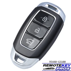 DIYKEY 95440-G3100, SYEC3FOB1608 inteligentny klucz 433 MHz FOB dostęp bezkluczykowy 3 przyciski dla Hyundai I30 2017 2018 2019 2020