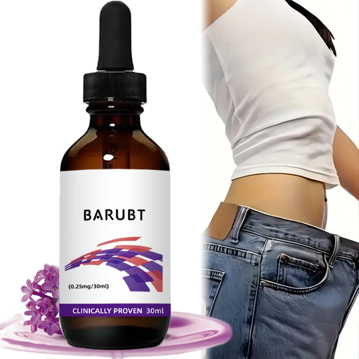 BARUBT body massage oil 30ml to promote metabolic vitamin drops digestion and firming plasticity