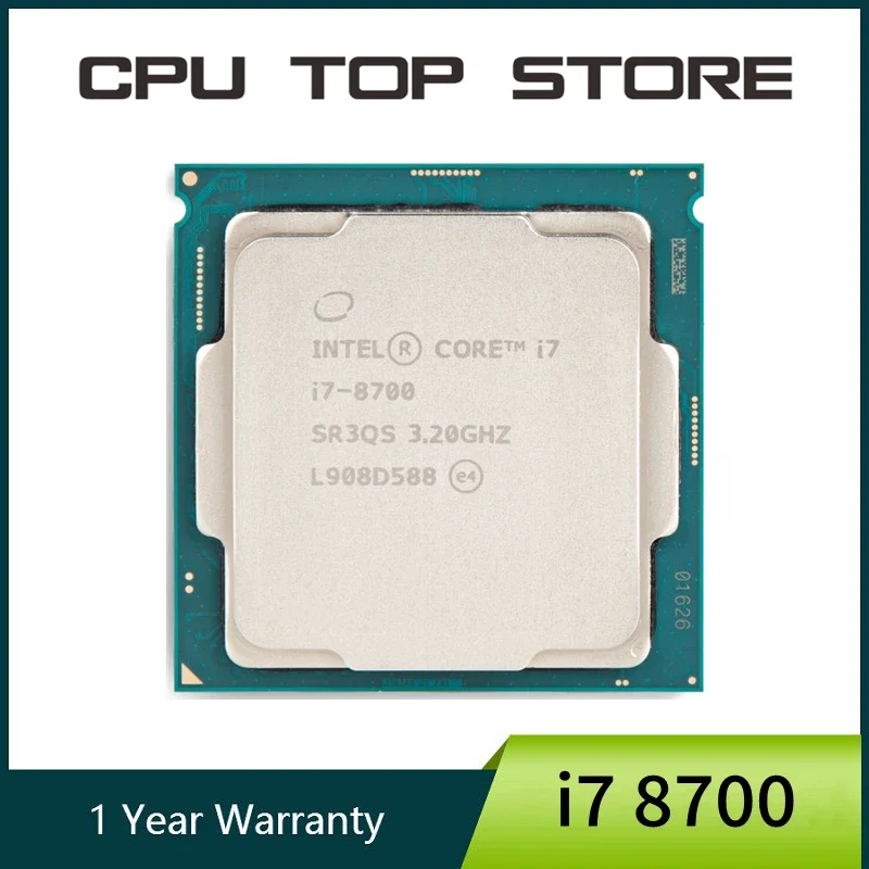 Intel Core i7 8700 3.2GHz Six-Core Twelve-Thread 12M 65W CPU Processor LGA 1151