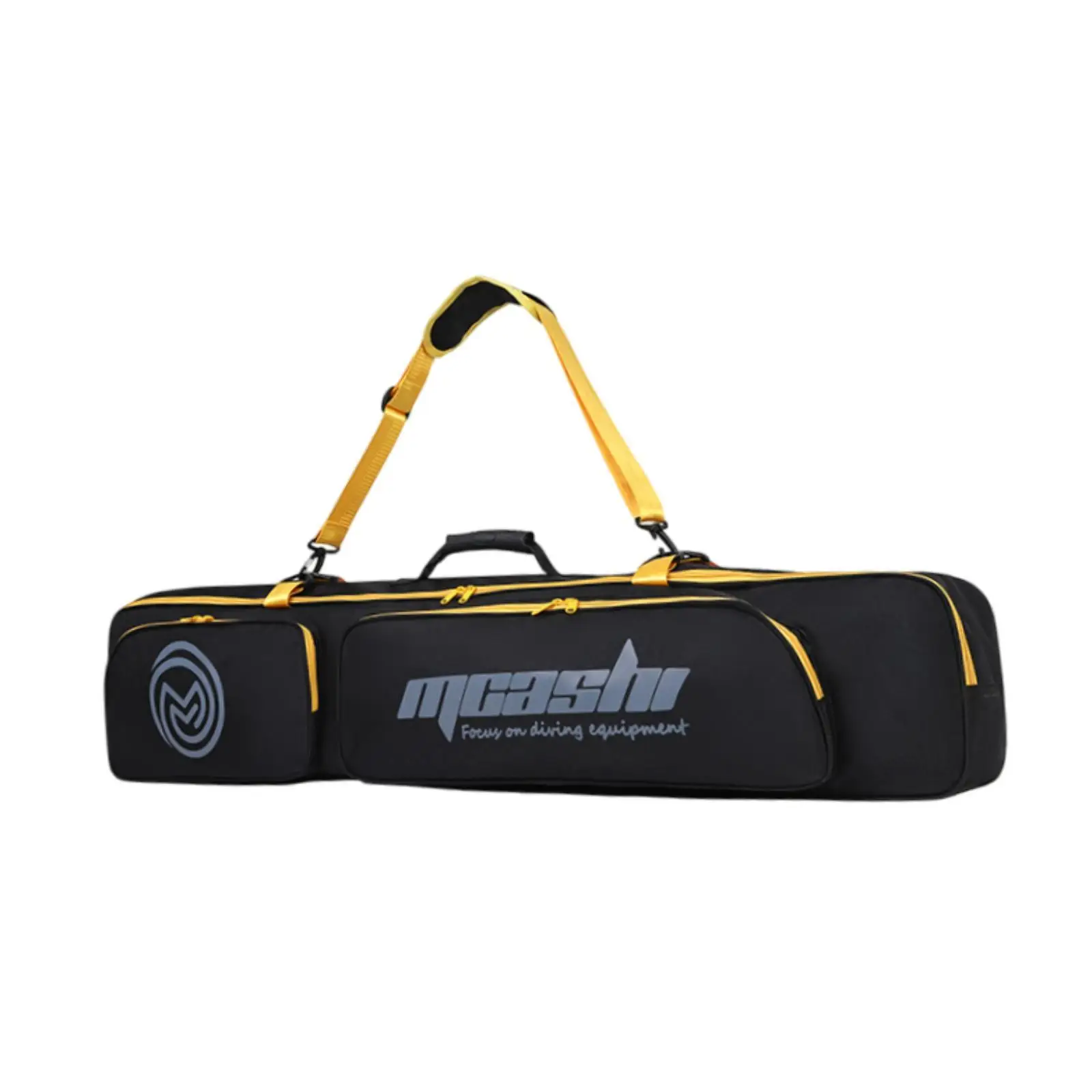Long Flippers Bag Polyester Waterproof Mesh Diving Backpack Spearfishing Gear Storage for Beach Travel