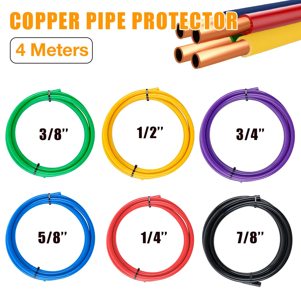 

1/4" 3/8" 1/2" 5/8" 3/4" 7/8" Copper Pipe Protector Anti-Deformation Copper Pipe Protection Tool Easier Pipe Bending Tool for AC