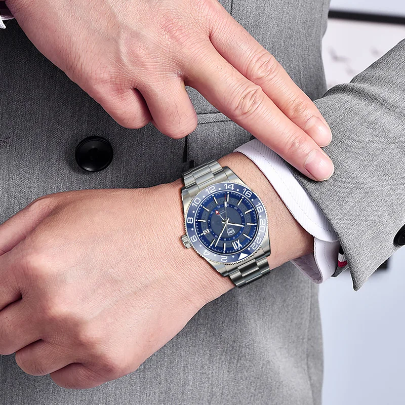 LOBINNI Luxury 316L Stainless Steel Band Men Mechanical Watch Japan Movement 100m Waterproof Luminous 40mm Automatic Watches