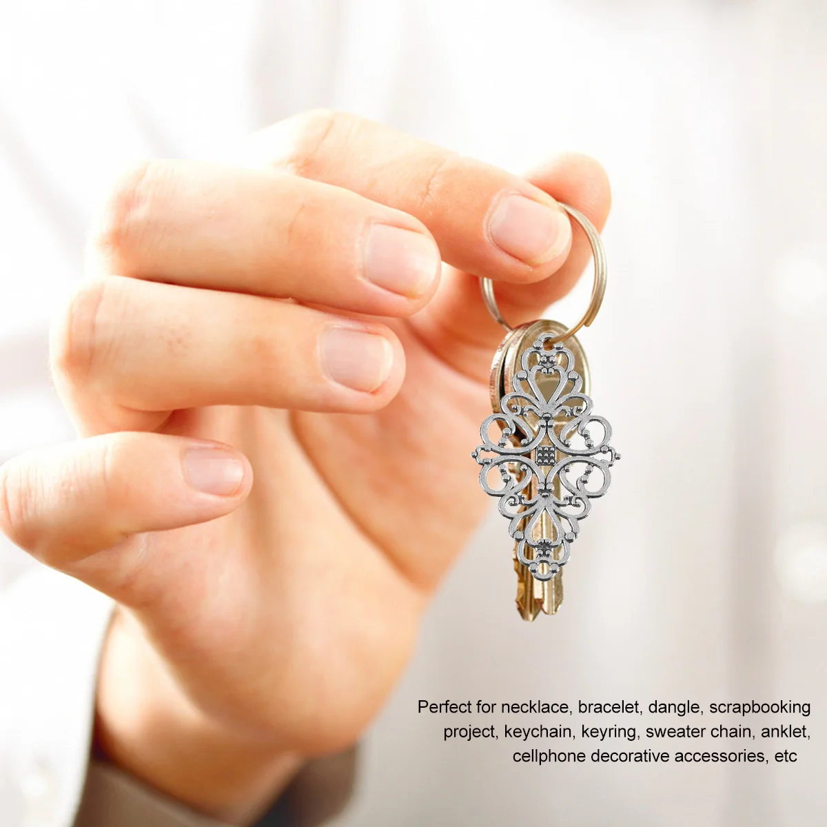 

40Pcs Alloy Pendants Retro Style DIY Jewelry Making Supplies Necklace Bracelet Keychain Costume Accessories Metal Charms