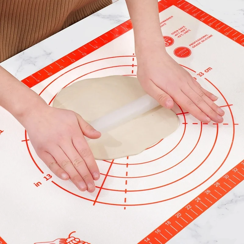 

Silicone Baking Mat Pizza Dough Does Not Stick To The Dough Pad. Pastry Kitchen Cooking Tools For Kneading Accessories