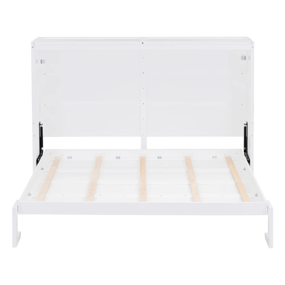 

Full Size Murphy Bed Wall Bed,White