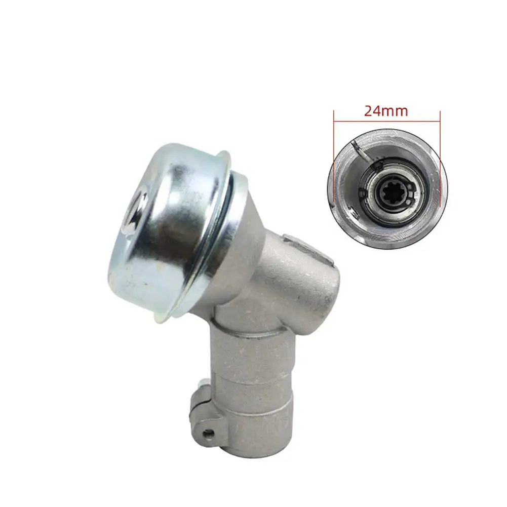 

Рабочая головка с 7 зубьями для триммера, 24 мм, в сборе с редуктором, подходит для FS55, FS56, FS70, серебристая металлическая деталь операционного стержня триммера