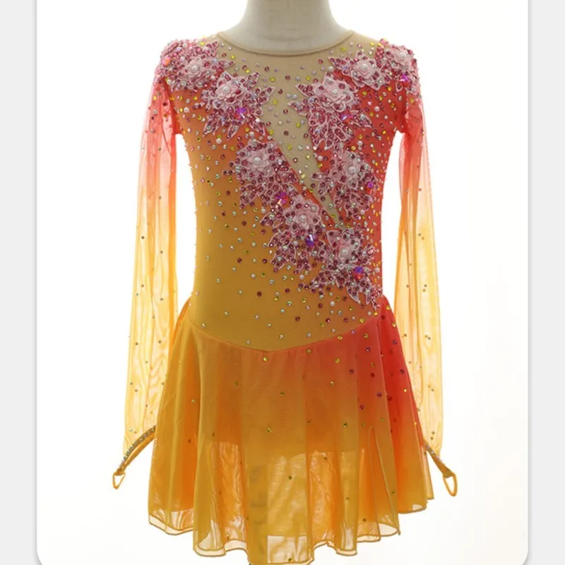 

Customized Figure Skating Performance Costumes Girls' Children's And Adult Competition Grading Exams Ice Skating Clothes