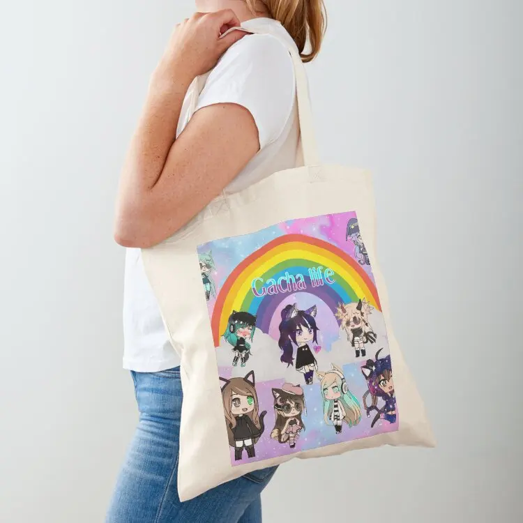 

gacha life anime pack Tote Bag Gift bag shopper bag woman tote custom hand bags