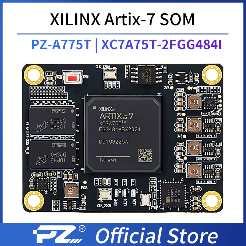 

Puzhi PZ-A775T-SOM Xilinx SoC Artix-7 XC7A75T FPGA Core Board Industrial Grade System on Module