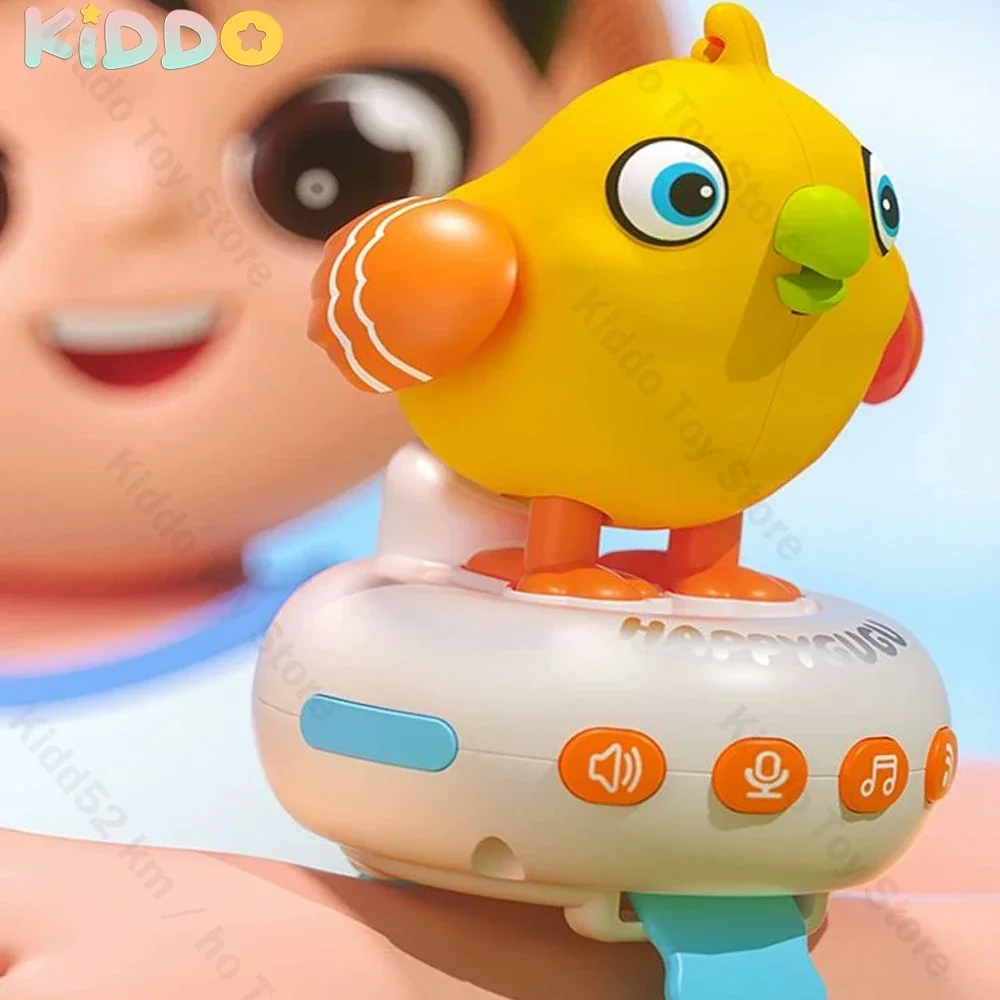 

Fun Wearable Watch Voice Interactive Bird Toy Children's Educational Repeat Reading Music Little Whistle Toy Christmas Gift