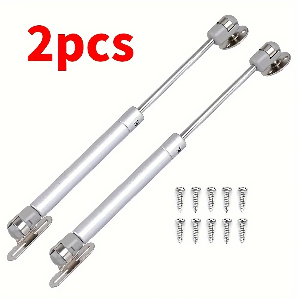 2 個クラシックスタイル金属ドアマウント油圧ソフトオープンガススプリング蓋サポートヒンジ 100N/10.21 キロガスストラットショックアブソーバー