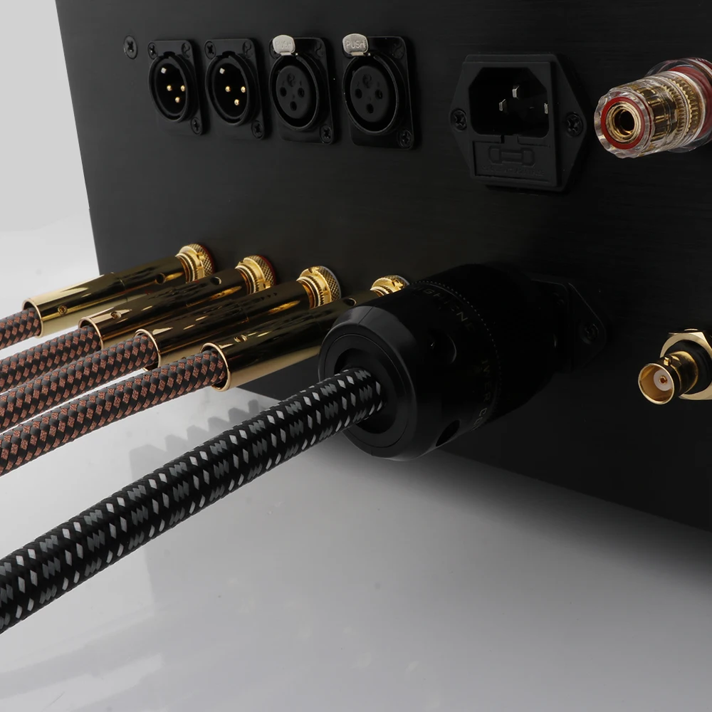 Preffair 13AWG OFC Kupfer Weiche Schuko Netzkabel Kabel HIFI EU Stecker AC Verlängerung Kabel Audiophile Für CD Rohr Verstärker