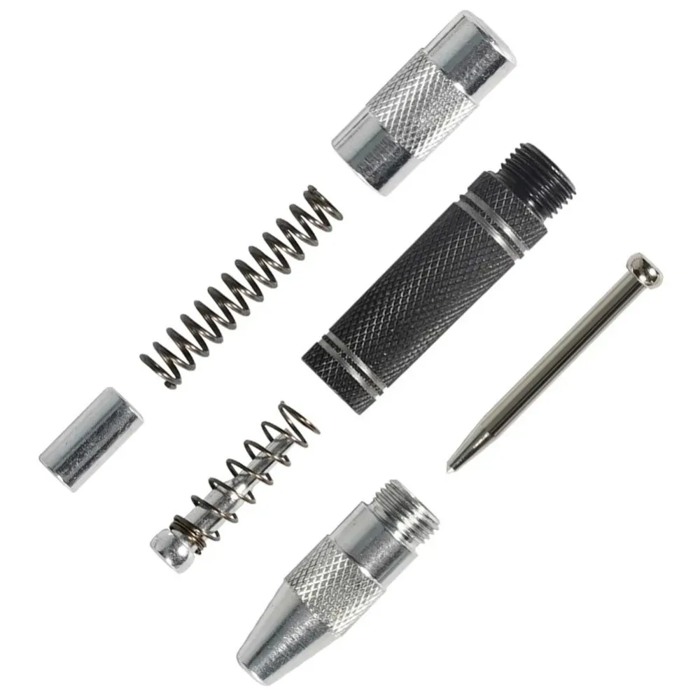 

Drill Bit Locator High-carbon Steel Automatic Center Punch Heavy Duty Spring Type Hole Marker Punch Punch Locator Carpentry Tool