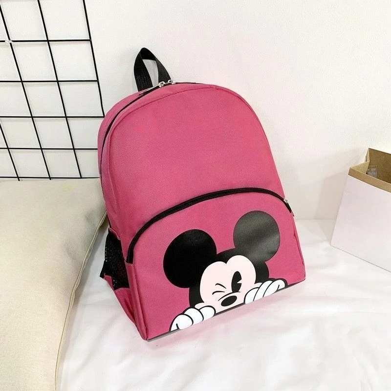 

Школьный рюкзак Mickey Kindergarten, унисекс-рюкзак для малышей, милый мультяшный рюкзак с двумя лямками для мальчиков и девочек, детский ранец.