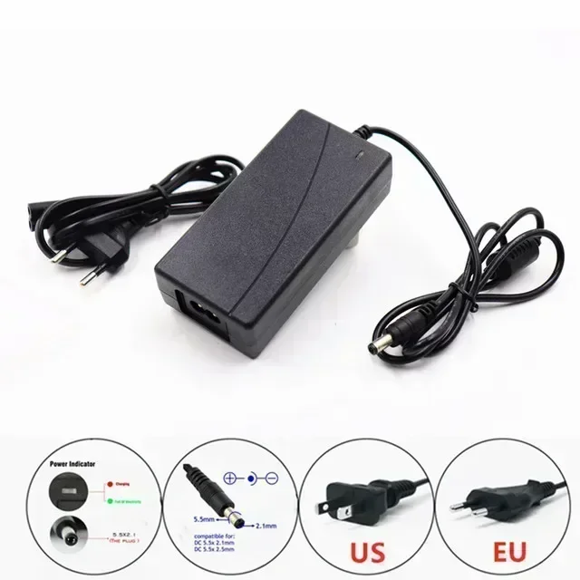 36V 40Ah Electric Bicycle Battery Built-in 30A BMS Lithium Battery Pack 36 Volt 2A Charging Ebike Battery + Charger