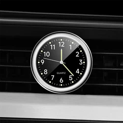 40MM Universal Round Car Clock Stick-On Electronic Watch Dashboard Noctilucent Decoration For Cars Auto Accessary