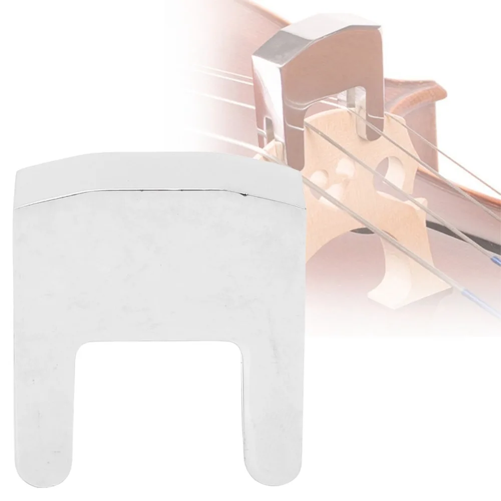 Zinc Alloy Metal Cello Mute​ ​Professional​ ​Noise Reduction​ ​Practice Violoncello Mute​ ​Replacement​ ​Accessory​ Silver