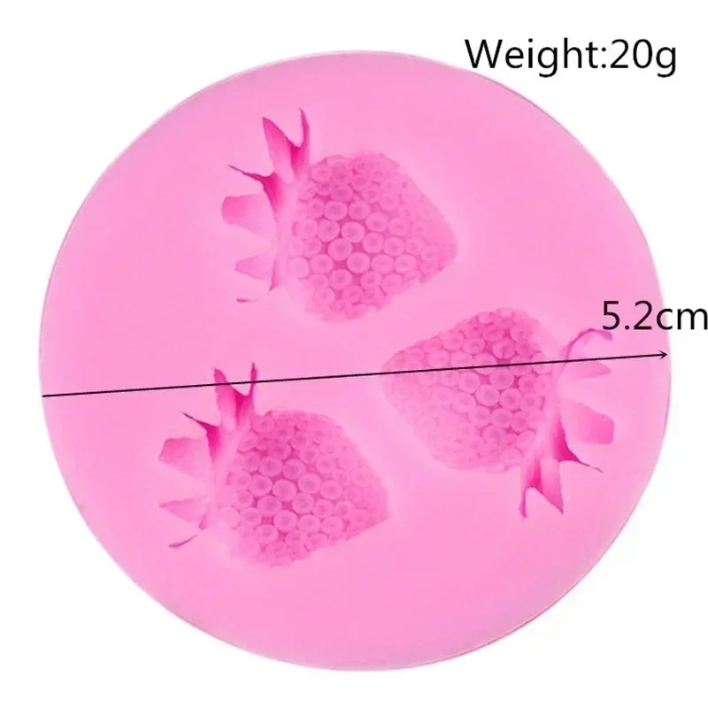 

3D формы для кухни, декор для торта, свеча, мыло, 3 сетки, маленькая силиконовая форма для клубники, креативная форма для шоколадных конфет «сделай сам», переворачивающаяся