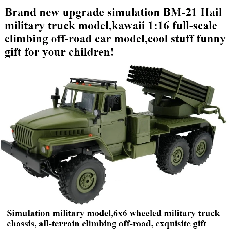 Cool Stuff Rc Truck Funny Gift-Hot 1:16 Full-scale Climbing Off-road Rc Cars,Remote Control Car Toy,Monster Truck,Kawaii Rc Cars