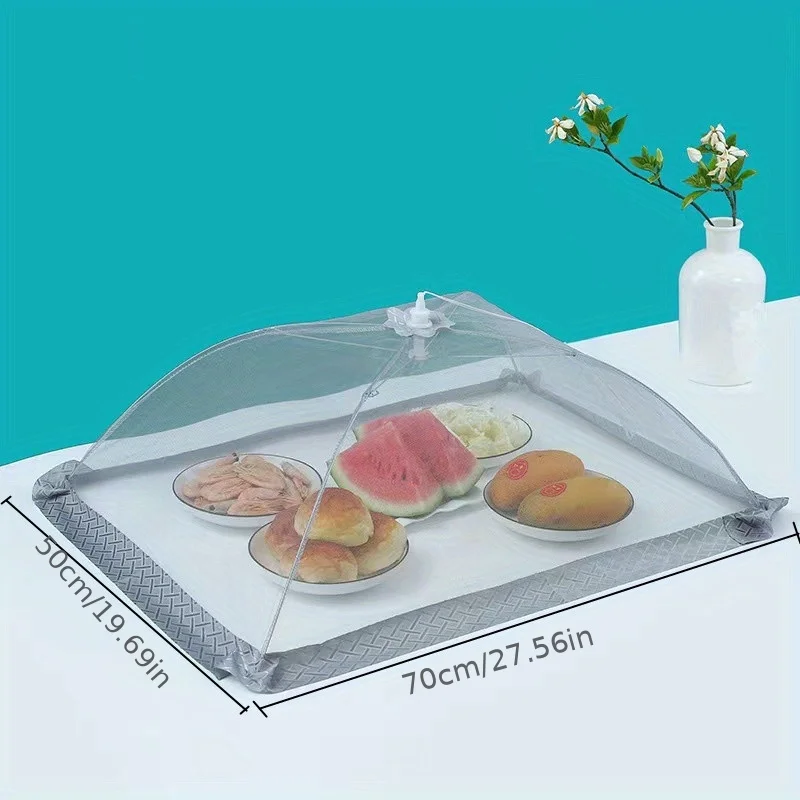 Food cover, vegetable cover, foldableable dining table cover, anti-fly rice cover, household dust cover, umbrella, summer square