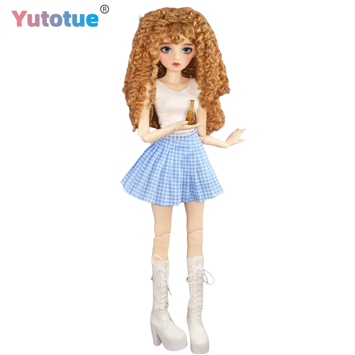 

YUTOTUE модная кукла высотой 60 см, кукла для девочек с одеждой, обувью, париками, ручная роспись, полный набор для макияжа, игрушка-кукла BJD