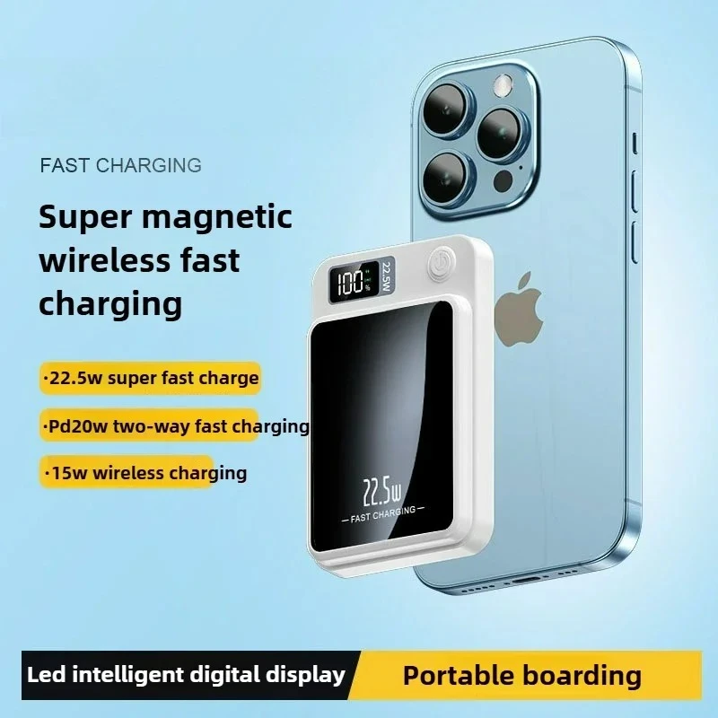 20000mAh capacité batterie externe magnétique sans fil PD22.5W charge Ultra rapide batterie externe magnétique pour Iphone Samsung Xiaomi