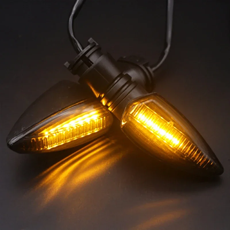 

For Yamaha XSR 155 700 900 Tracer NVX155 XT660 Tenere700 MT07 Motorcycle Turn Signal Light 12V LED Yellow Strobe Indicator Light