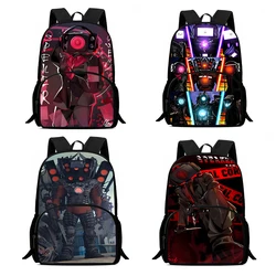 Kinder Rucksäcke Jungen und Mädchen Student Geburtstags geschenk Kind Skibidi Toilette Schult aschen große Kapazität Camping langlebigen Rucksack