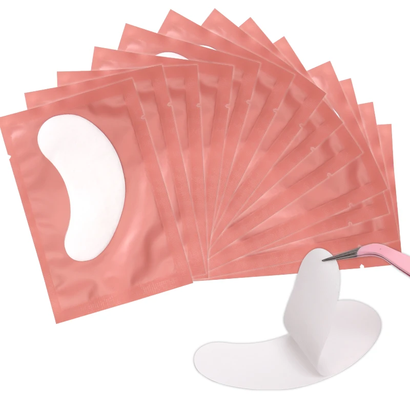 

50/100Pairs Eye Patches Under Eyelash Pads for Extension Hydrogel Paper Patches Eye Gel Patches Stickers for Eyelashes Extension