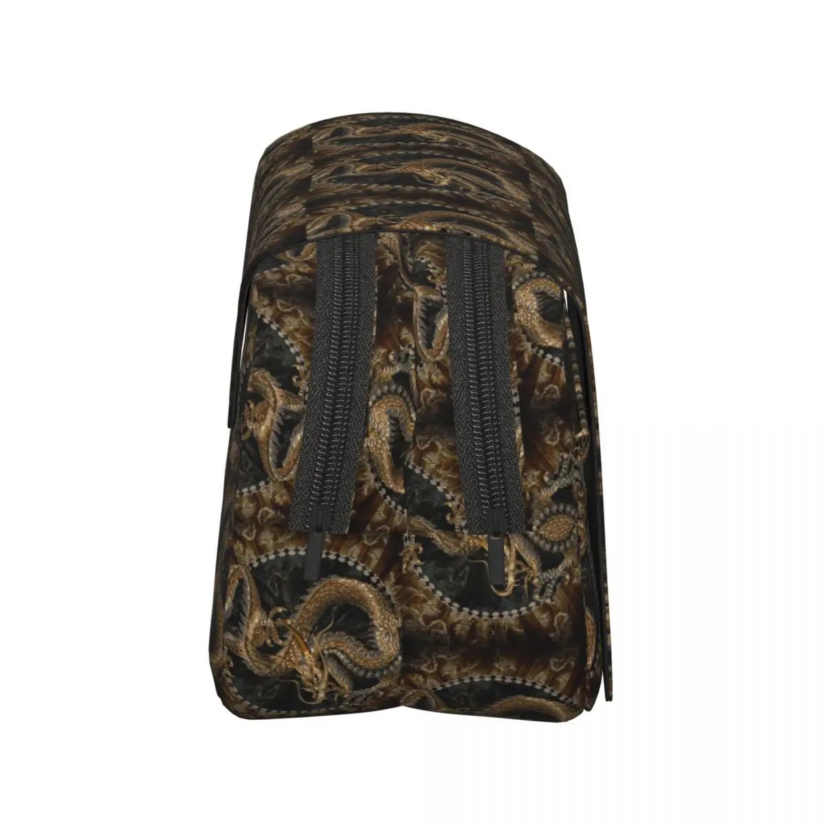 Chinese Traditional Golden Dragon Pencil Case Pencil Pouch Hard Shell Leather Big Capacity Pen Box Pencil Bag for Students Gifts