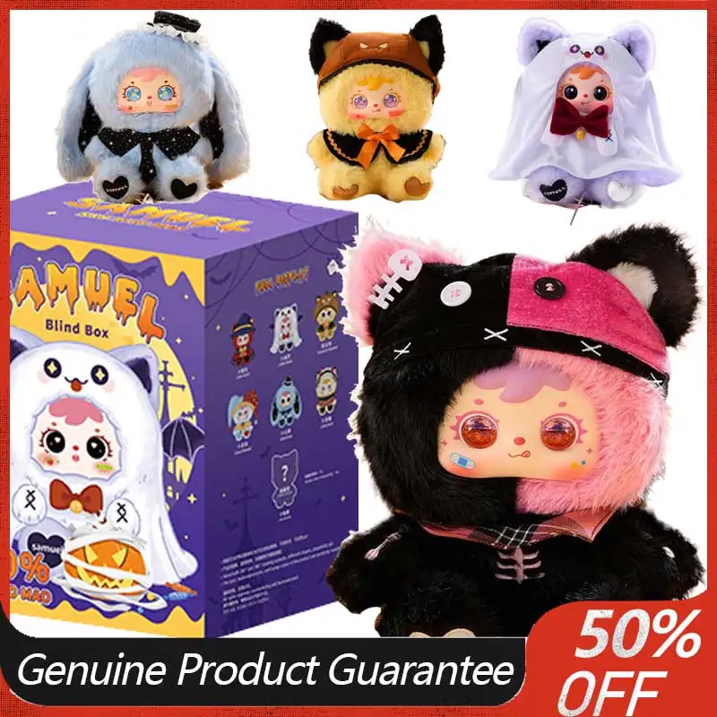 Zabawki Blind Box: Samuel Mischief Diary 400 Body% Blind Box Halloweenowy Prezent Niespodzianka Winylowa Modna Zabawka