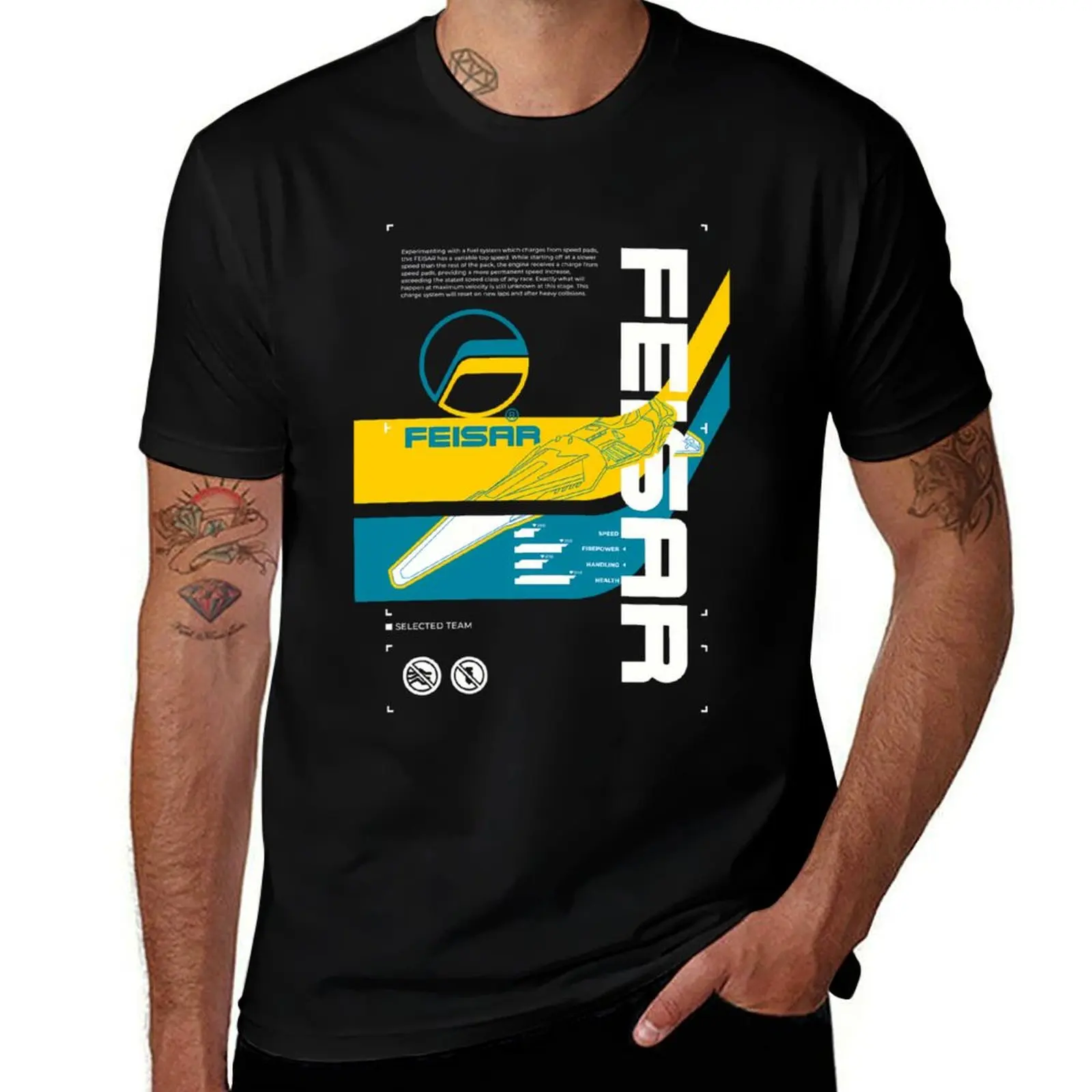 

Wipeout 2048 - Feisar - Coverart T-Shirt anime t shirts oversize man t shirt luxury t shirts for man graphic tees T-shirt