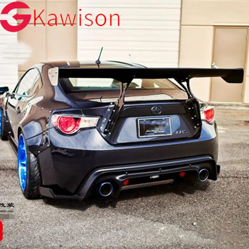 carbon fiber Unpainted black Fiberglass Material G Style GT 86 BRZ Rear Trunk wing spoiler For Subaru BRZ Toyota 86 GT86