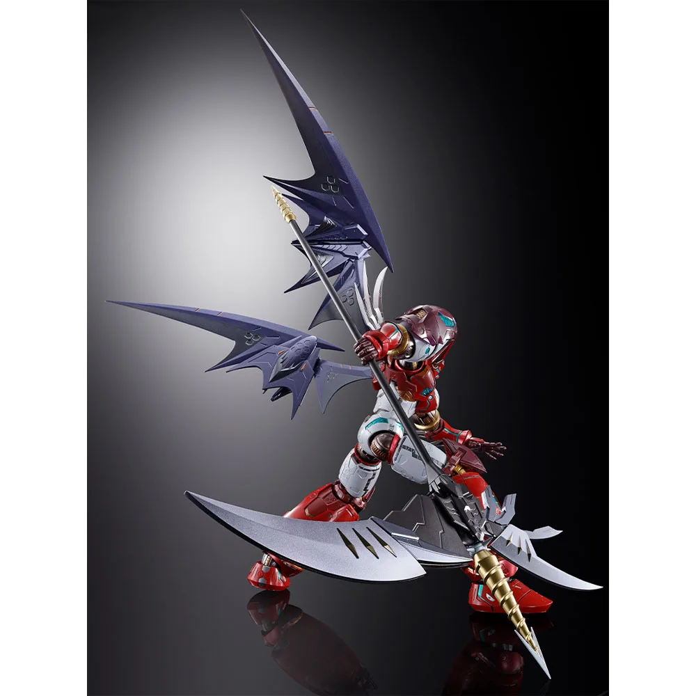 Figura de acción Bandai METAL BUILD DRAGON SCALE Shin Getter 1, un juguete mecha detallado para hombres, niños y coleccionistas apasionados.