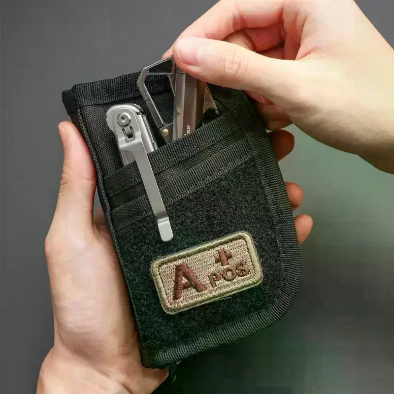 Bolsa EDC Pequena para Ferramentas, Organizador de Bolso para Homens, Armazenamento de Ferramentas e Equipamentos EDC
